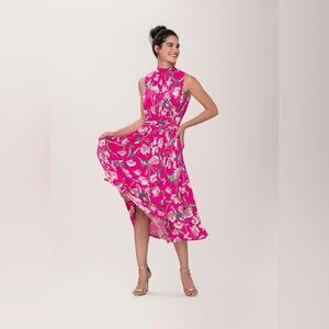Leota Mindy “Wild tulip” midi dress